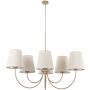 Kronleuchter CANDI 11072 6x15W/E27 IP20 von TK Lighting