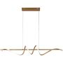 Pendelleuchte Bastelo PND-24154-GD 3000K/4000K/6000K 1x40W/LED 3400lm IP20 von Italux