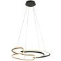 Pendelleuchte Casar PND-24002-BK-GD 3000K/4000K/6000K 1x40W/LED 3400lm IP20 von Italux