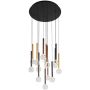 Pendelleuchte Alinos PND-24019-14A-BK 3000K 14x58W/LED 4410lm IP20 von Italux