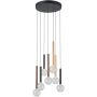 Pendelleuchte Alinos PND-24019-7A-BK 3000K 7x28W/LED 2205lm IP20 von Italux