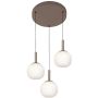 Pendelleuchte Montes PND-02217-3-BRO 3000K/4000K/6000K 1x18W/LED 2200lm IP20 von Italux