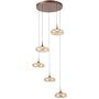 Pendelleuchte Tenele PND-24028-5A-COPP 3000K 5x35W/LED 1514lm IP20 von Italux