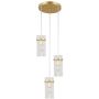 Pendelleuchte Merto PND-40930-3A-GD 3x40W/E14 IP20 von Italux