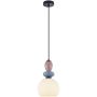 Pendelleuchte Domali PND-36816-1A-BK-WH 1x40W/E27 IP20 von Italux