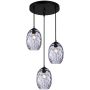 Pendelleuchte Novala PND-3031-3A-BK-SG 3x40W/E27 IP20 von Italux