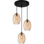 Pendelleuchte Novala PND-3031-3A-BRO-AMB 3x40W/E27 IP20 von Italux
