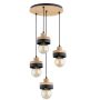 Pendelleuchte LARSO 63408 4x15W/E27 von Alfa