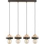 Pendelleuchte MIKO 63411 4x15W/E27 von Alfa