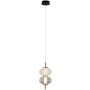 Pendelleuchte Testa PND-84938-2-BK 3000K 1x8W/LED 500lm IP20 von Italux