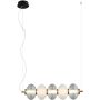 Pendelleuchte Testa PND-84938-4-BK 3000K 1x19W/LED 1200lm IP20 von Italux