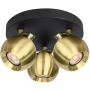 Spot Lafin SPL-45379-3R-BK-GD 3x10W/GU10 IP20 von Italux