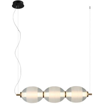 Pendelleuchte Rinot PND-45372-3-WH-CL 3000K 1x22W/LED 1200lm IP20 von Italux