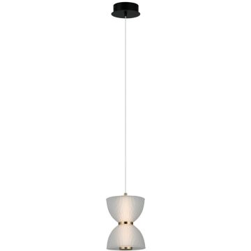 Pendelleuchte Tica PND-83949-1-BK 3000K 1x8W/LED 430lm IP20 von Italux