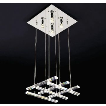 Pendelleuchte Diamond MD8103-16B3 4x10W/GU10+12x50W/G4 IP20 von Italux