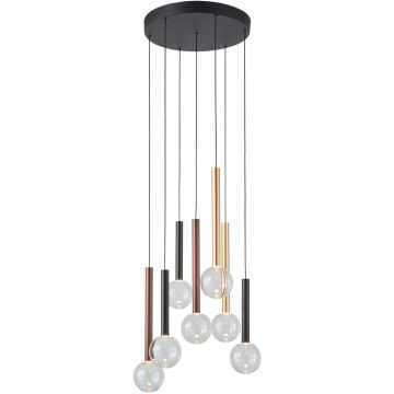 Pendelleuchte Alinos PND-24019-7A-BK 3000K 7x28W/LED 2205lm IP20 von Italux