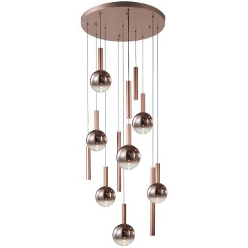 Pendelleuchte Camino PND-24038-12A-COPP 3000K 12x60W/LED 2469lm IP20 von Italux