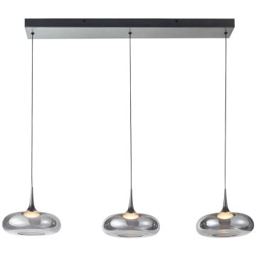 Pendelleuchte Tenele PND-24028-3B-SILV 3000K 3x21W/LED 1300lm IP20 von Italux