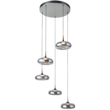 Pendelleuchte Tenele PND-24028-5A-SILV 3000K 5x35W/LED 1514lm IP20 von Italux