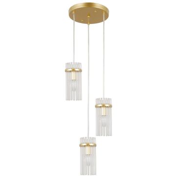 Pendelleuchte Merto PND-40930-3A-GD 3x40W/E14 IP20 von Italux
