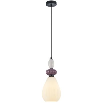 Pendelleuchte Domali PND-36816-1C-BK-WH 1x40W/E27 IP20 von Italux