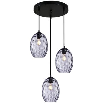 Pendelleuchte Novala PND-3031-3A-BK-SG 3x40W/E27 IP20 von Italux