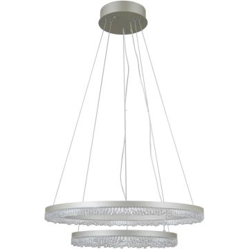 Pendelleuchte Barlo PND-34526-2L-SILV 3000K/4000K/6000K 2x36W/LED IP20 von Italux