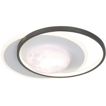 Deckenlampe Desulo PLF-02727-S-BK 3000K/4000K/6000K 1x30W/LED 3900lm IP20 von Italux
