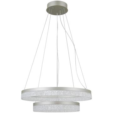 Pendelleuchte Pantal PND-34533-2L-SILV 3000K/4000K/6000K 2x36W/LED IP20 von Italux