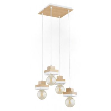 Pendelleuchte MIKO 63414 4x15W/E27 von Alfa