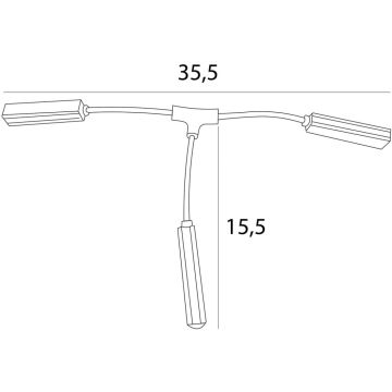 Verbindungselement MAX MA0016 ip20 von Maxlight
