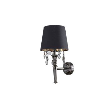 Wandleuchte Vigo LP-0412/1W BK 1x40W/E14 IP20 von Light Prestige