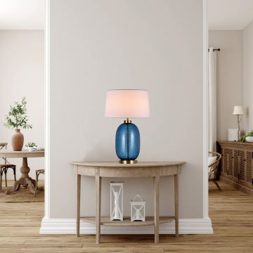 Tischleuchte Amur LP-919/1T blue 1x60W/E27 IP20 von Light Prestige