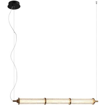 Pendelleuchte Sanpo PND-26384-3-GD-CL 3000K 1x9W/LED 780lm IP20 von Italux