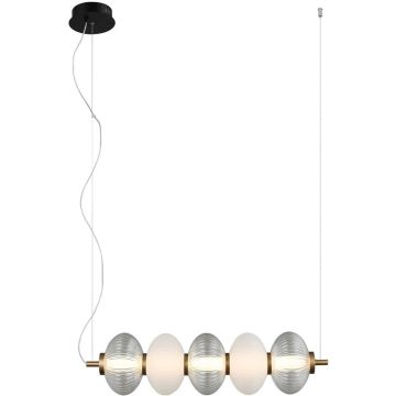 Pendelleuchte Testa PND-84938-4-BK 3000K 1x19W/LED 1200lm IP20 von Italux