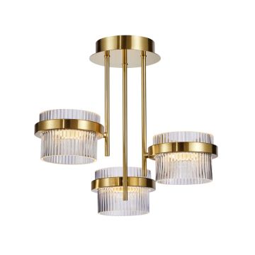 Deckenlampe Tiara PND-77362-3-24W-GD 3000K 3x24W/LED 2603lm IP20 von Italux
