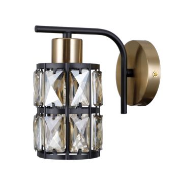 Wandleuchte Menfi WL-44236-1-BK-GD 1x40W/E27 IP20 von Italux