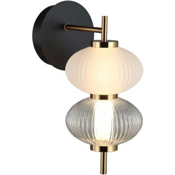 Wandleuchte Testa WL-84938-2-BK 3000K 1x8W/LED 480lm IP20 von Italux